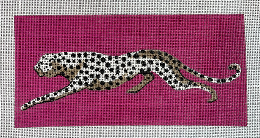 Black and White Leopard on Pink C-BR130