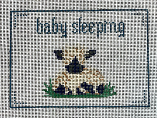 Baby Sleeping Lamb Sign C-AF416