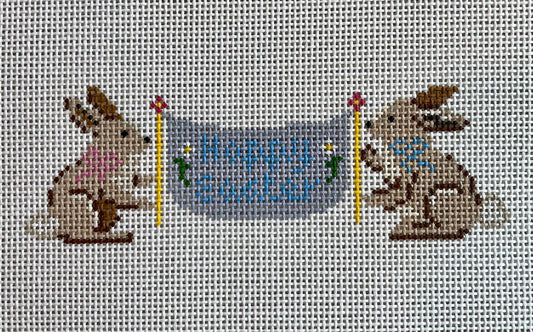 Happy Easter Bunny Banner C-SS350