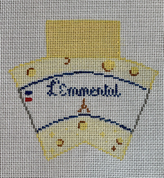 3D Emmental Cheese Wedge C-SSAE060