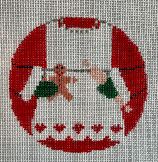 Mrs Claus Suit Canvas and Stitch Guide C-SS189