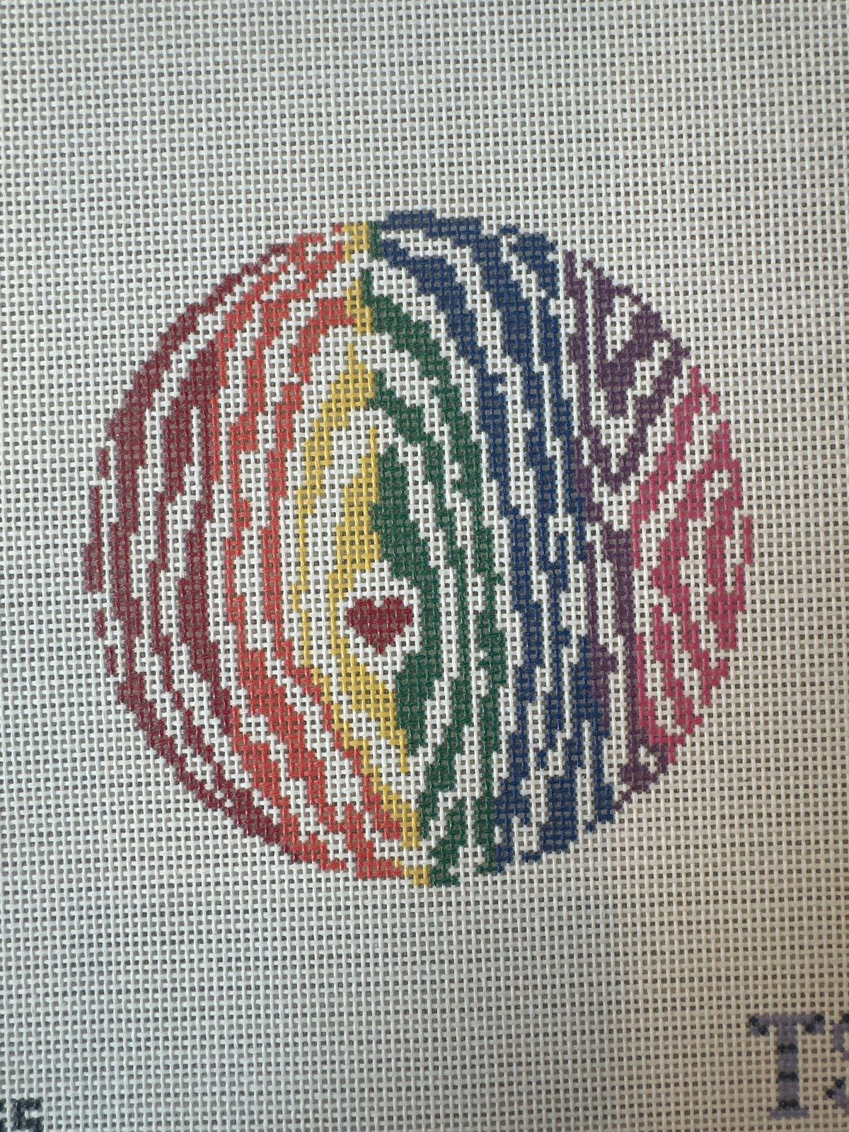 Faux Bois Round Rainbow  C-TSC55