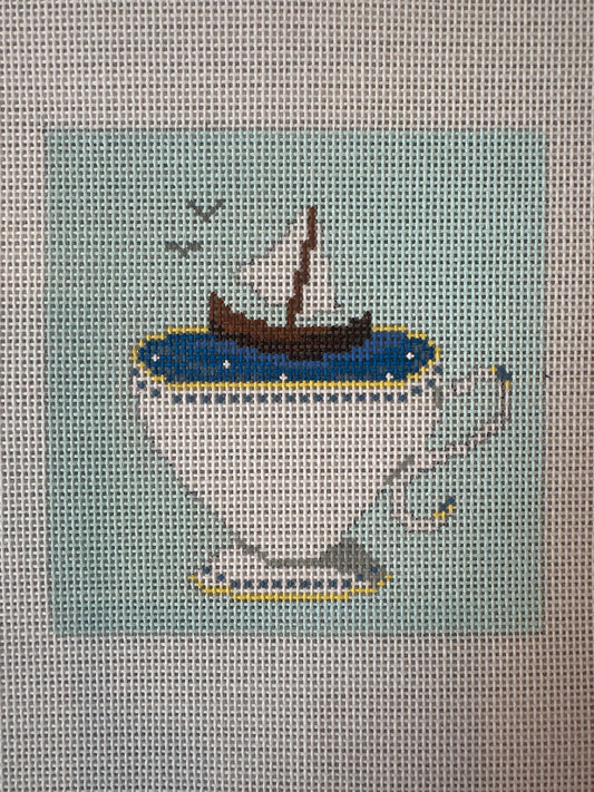 Sailboat Teacup C-MS69