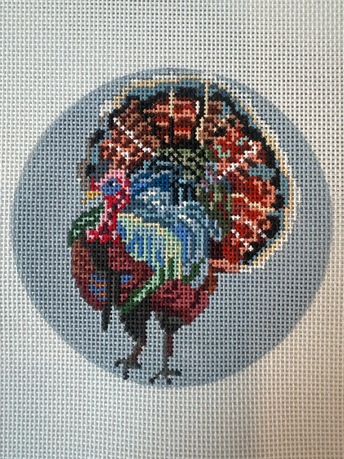 Colorful Turkey Round C-AB96