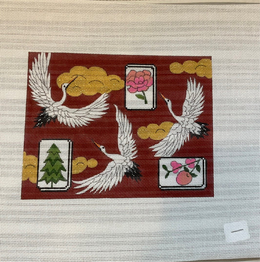 Mahjong and Cranes C-AP4213