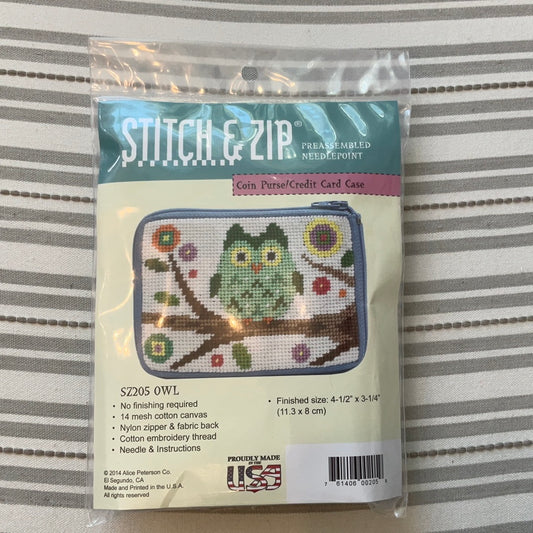 Owl Coin Purse Kit C-APZIPOWL