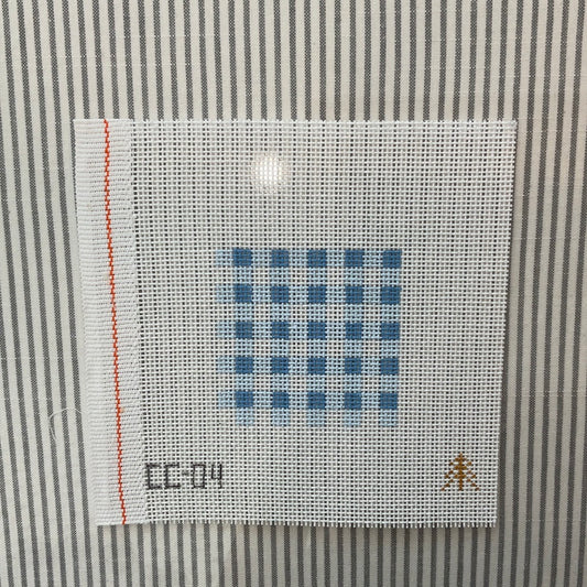 Blue Gingham Check Cozie Insert C-ENCC04