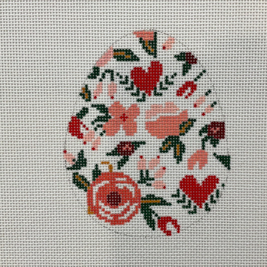 Pink and Red Flower Egg C-BPC21-123