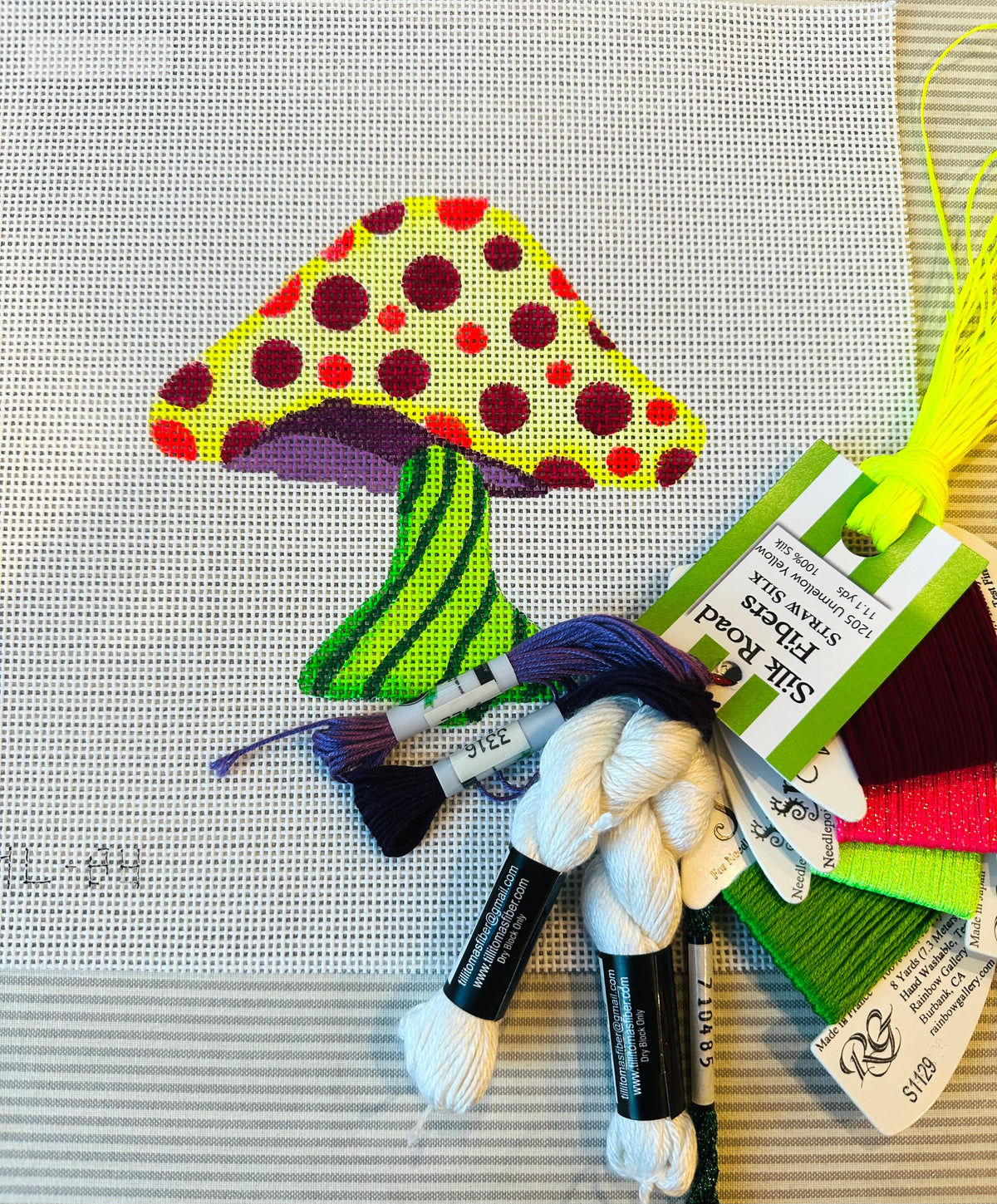 Maiden Lane 13M Polka Dot  Mushroom with Threads C-ML84T