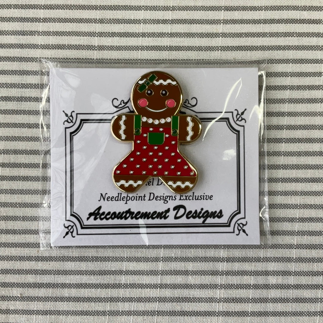 Gingerbread Girl Red Needleminder A-RD407