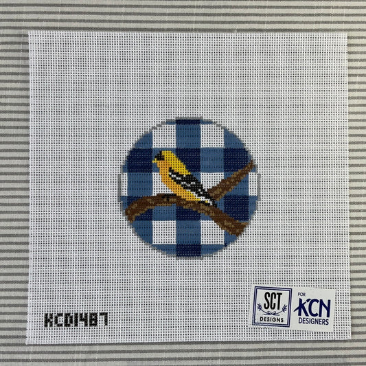 Gingham Round Goldfinch C-KCD1487