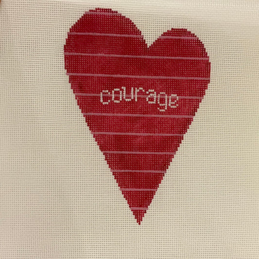 Red Heart with Stripe C-JCHE348