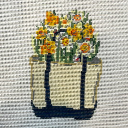 Daffodil Boat Tote C-EQ005