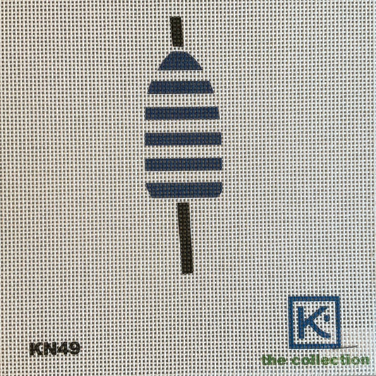 Blue and White Buoy C-KN49