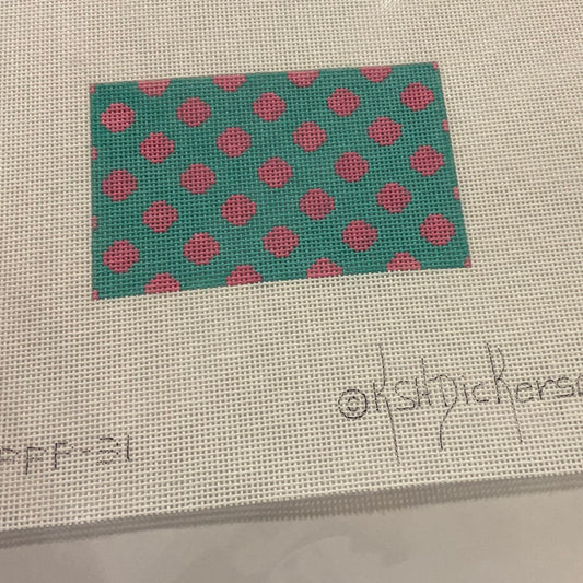 Teal with Pink Dots C-KDINSPPP31