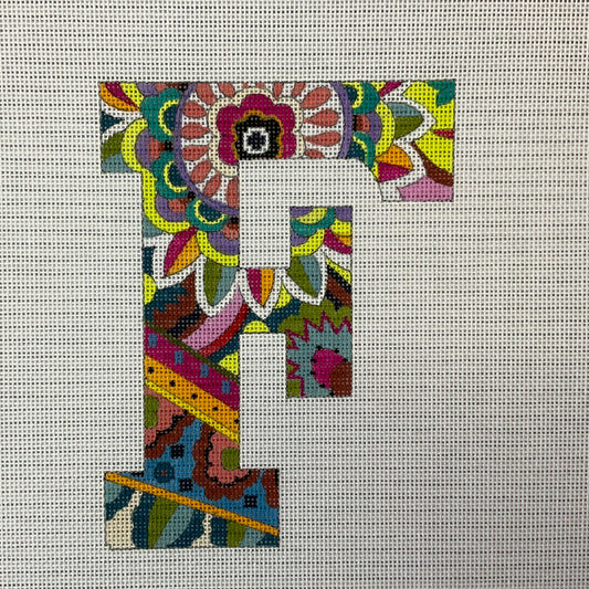 Patterned Letter “F” C-COPLE156G