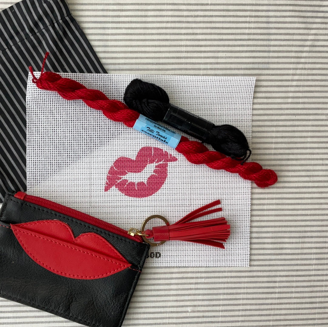 Kiss Wallet Kit in Red and Black A-PEKWBLK