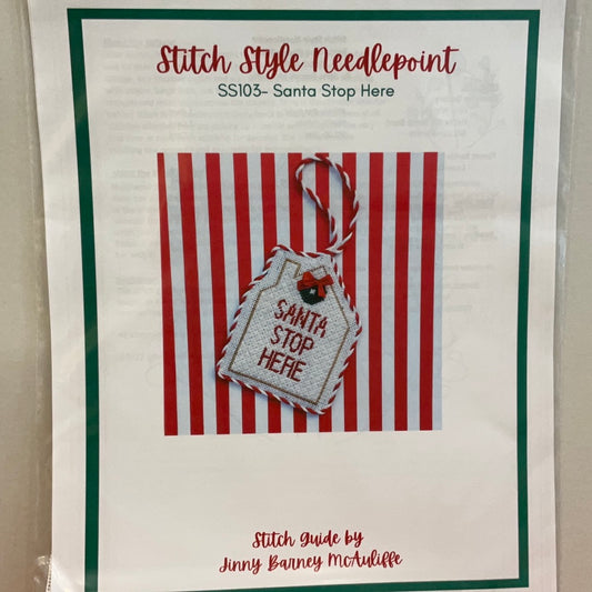 Santa Stop Here with Stitch Guide C-SS103