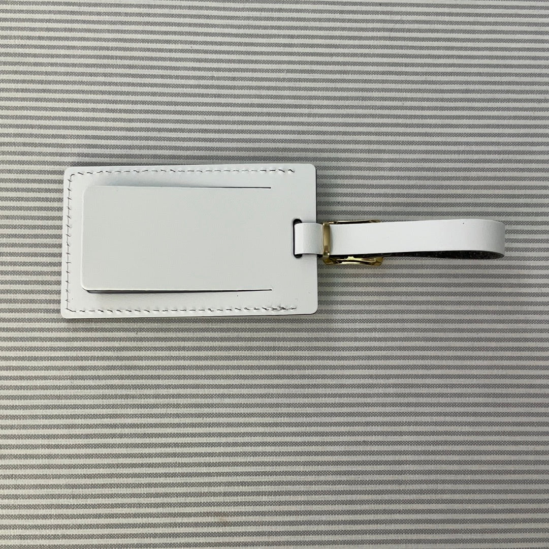 Grant Point Designs Luggage Tags A-GPDLT White
