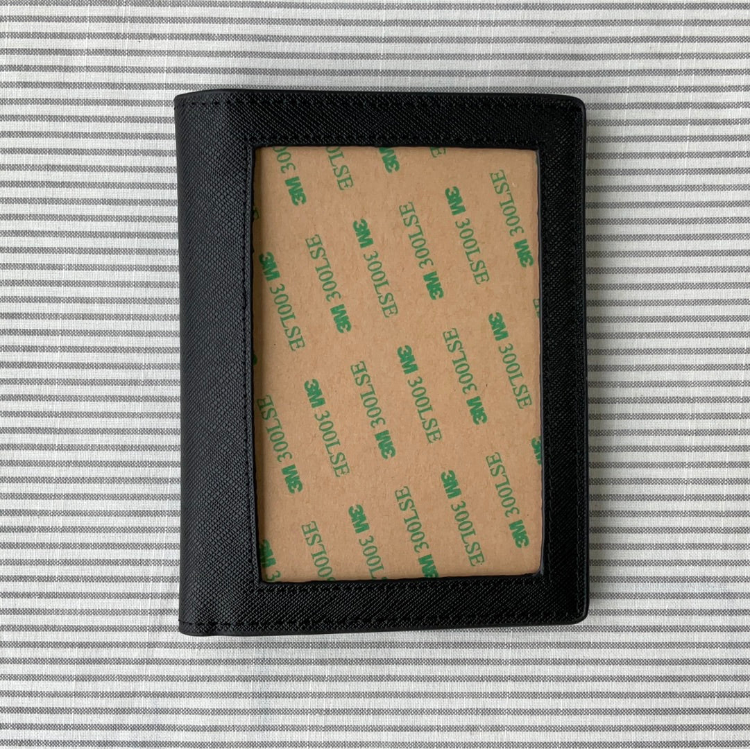 Passport Cover in Black A-RRPSPTBK