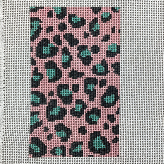 Pink Leopard Clutch Canvas C-IKS1081