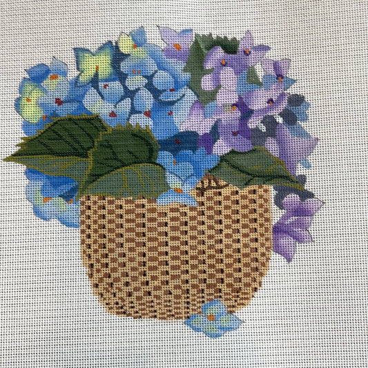 Basket of Hydrangeas C-SB201