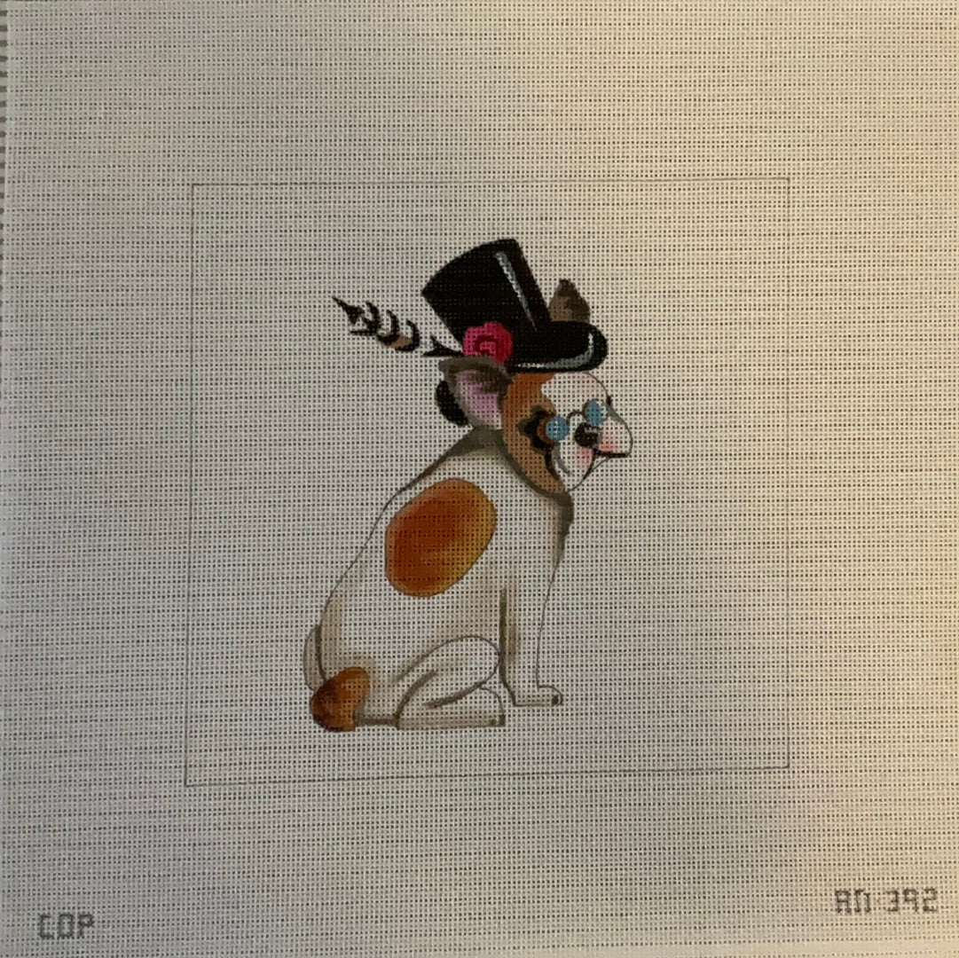 Pug in Top Hat C-COPAN392