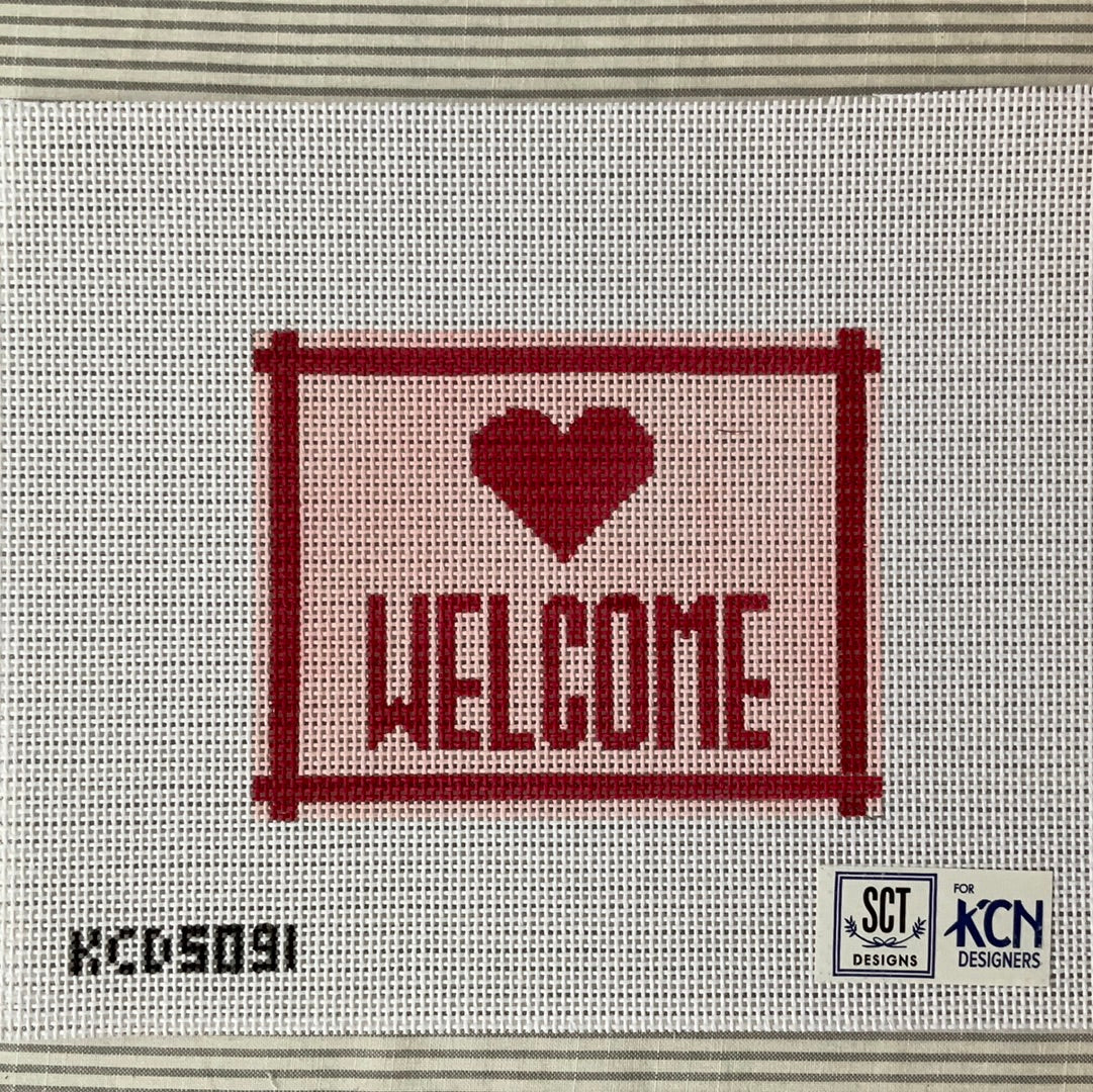 Welcome Sign with Heart C-KCD5091