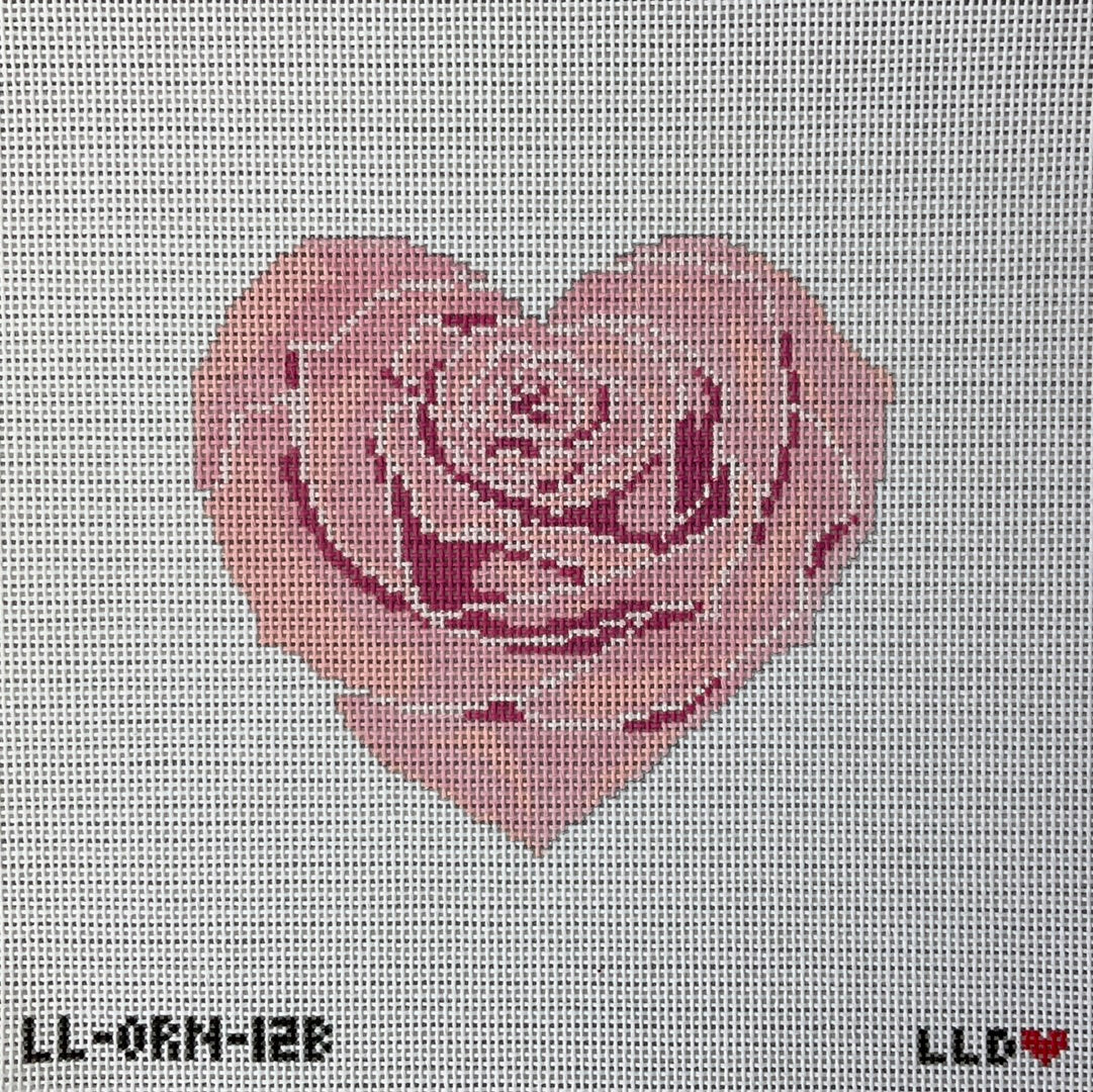 Rose Heart Large Pink C-LLORN12b