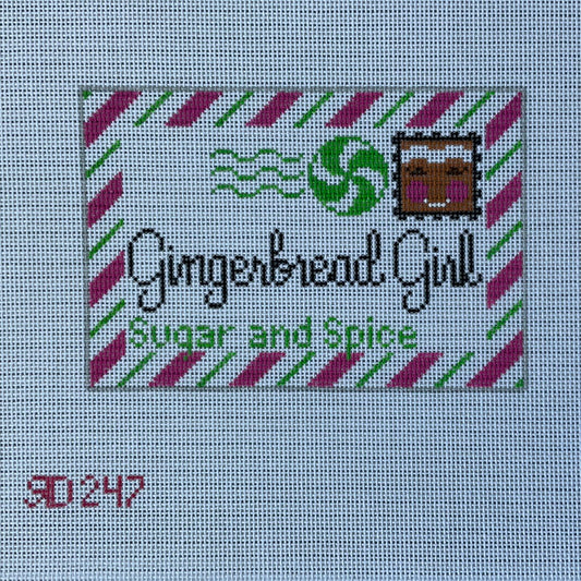 Gingerbread Girl Mini Letter C-RD247