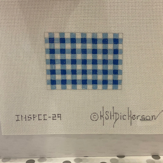 Blue Gingham Check C-KDINSPCC29