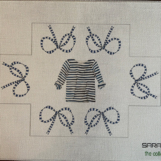 Striped Shirt with Bows (Brick Cover) C-SF77